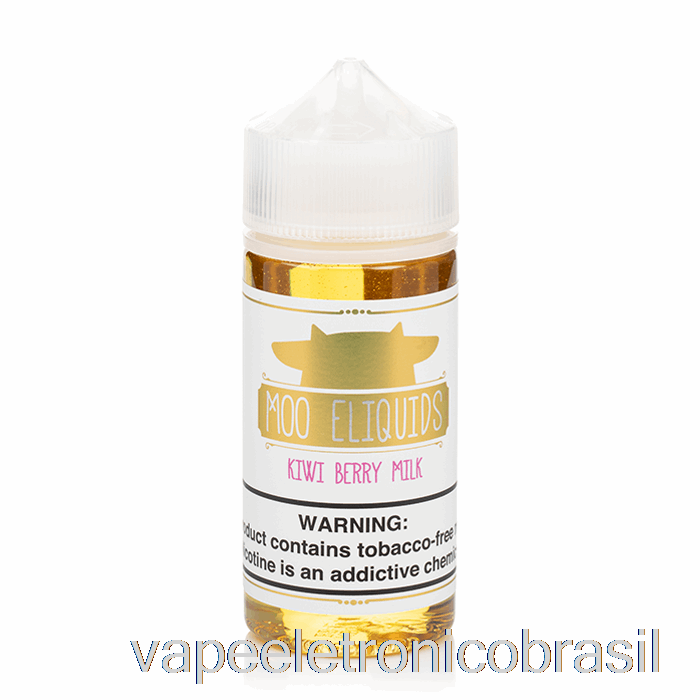 Vape Vaporesso Leite De Kiwi - Moo E-líquidos - 100ml 0mg
